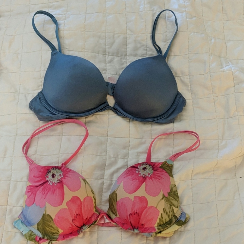 Victoria's Secret lined bras, size 34B, set of 2